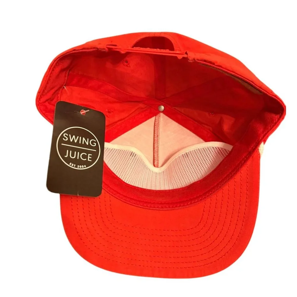 Swing Juice Snapback Cap Red By Richardson Golf Club